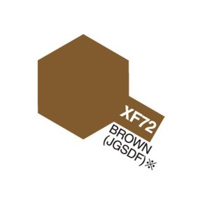 XF-72 Brown (JGSDF), Acrylic Mini 10 ml (penselmaling, mat) - Tamiya